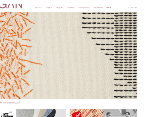 Online shop in Magento Gan Rugs