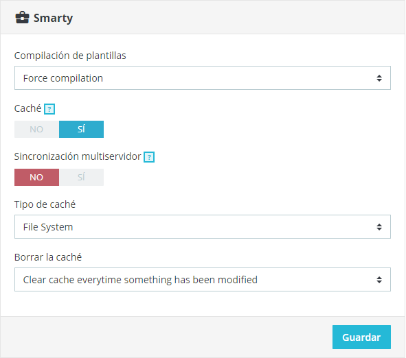 Smarty PrestaShop