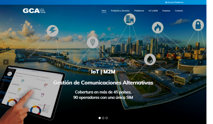 Web corporativa en WordPress GCA