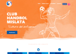 Web corporativa del club Handbol Mislata