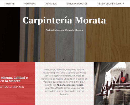 Web Corporativa Morata Wordpress