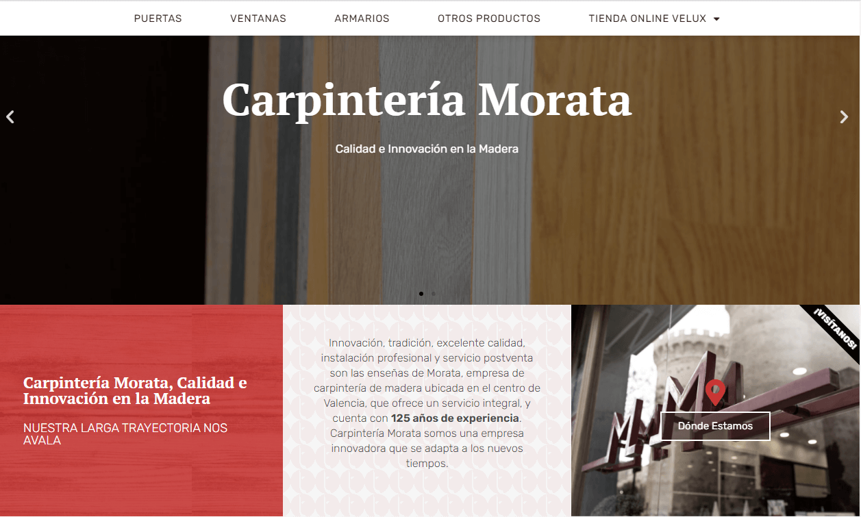 Web Corporativa Morata Wordpress