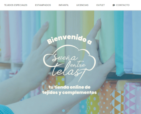 Magento sueña entre telas