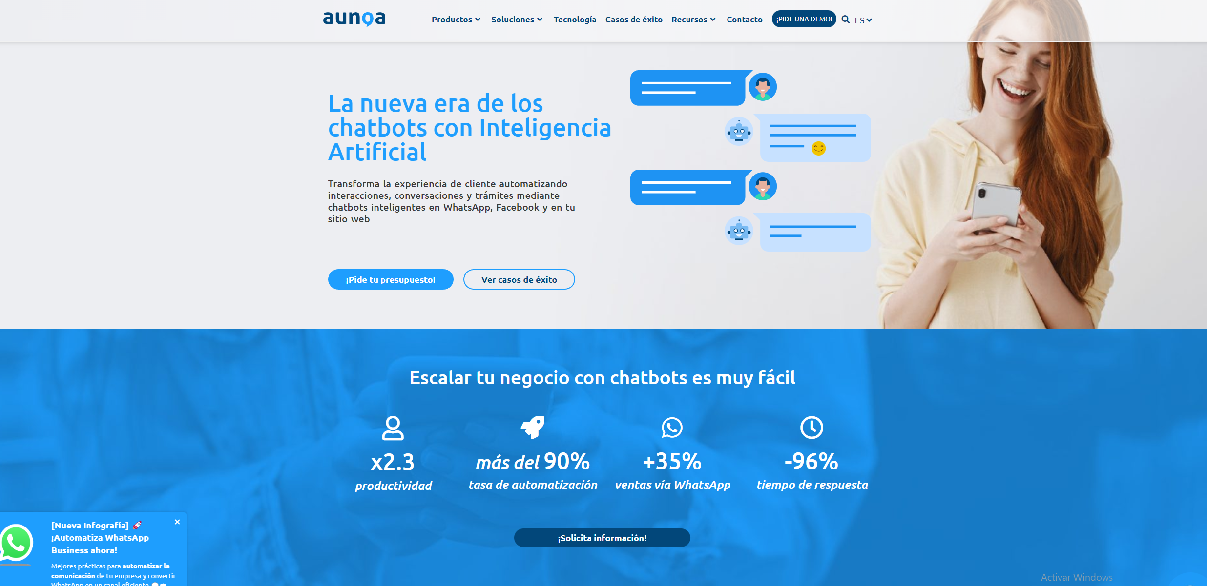 Programación web de aunoa